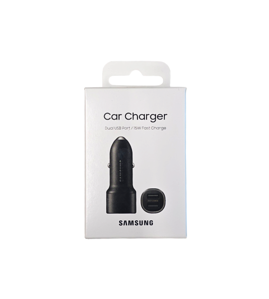 Samsung Car Adapter Dual Fast Charge (15W) - Black